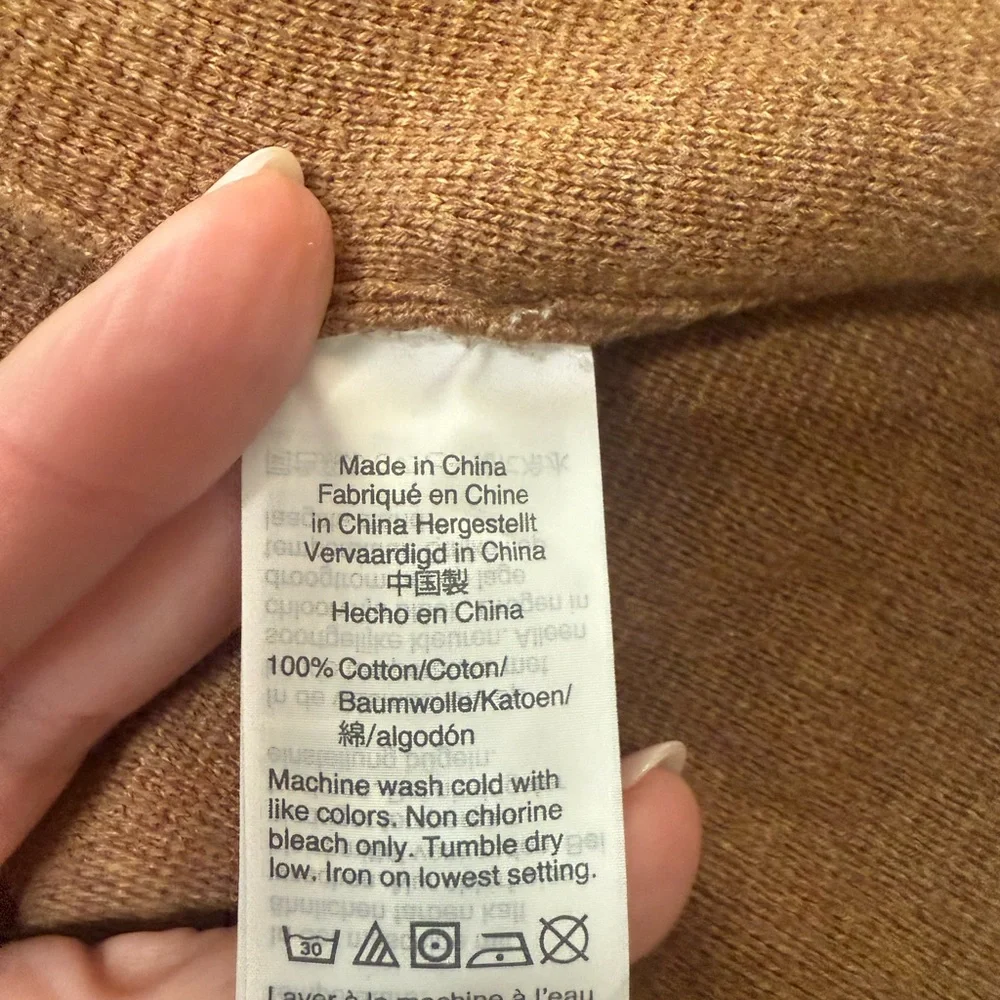 J. Crew Factory Vanessa Sweater Blazer Coatigan Camel Size Medium - Picture 4 of 4